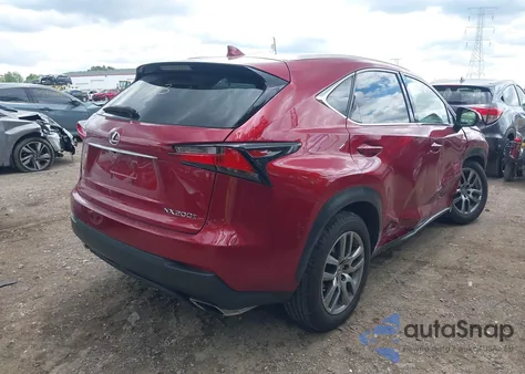 2015 Lexus Nx 200T F Sport from USA, damaged, VIN JTJBARBZXF2000636